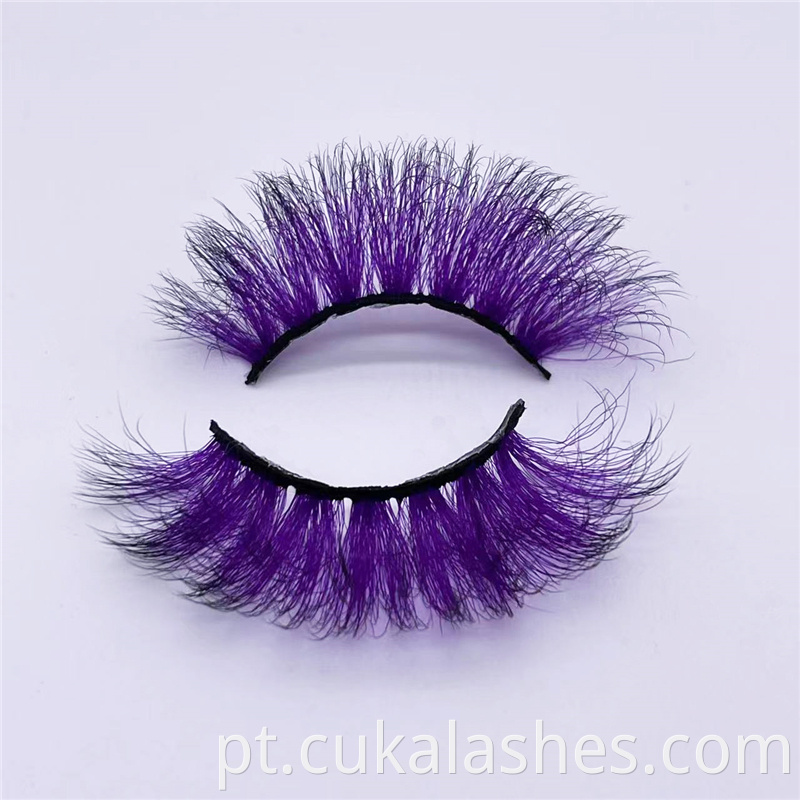 Purple Ombre Lashes